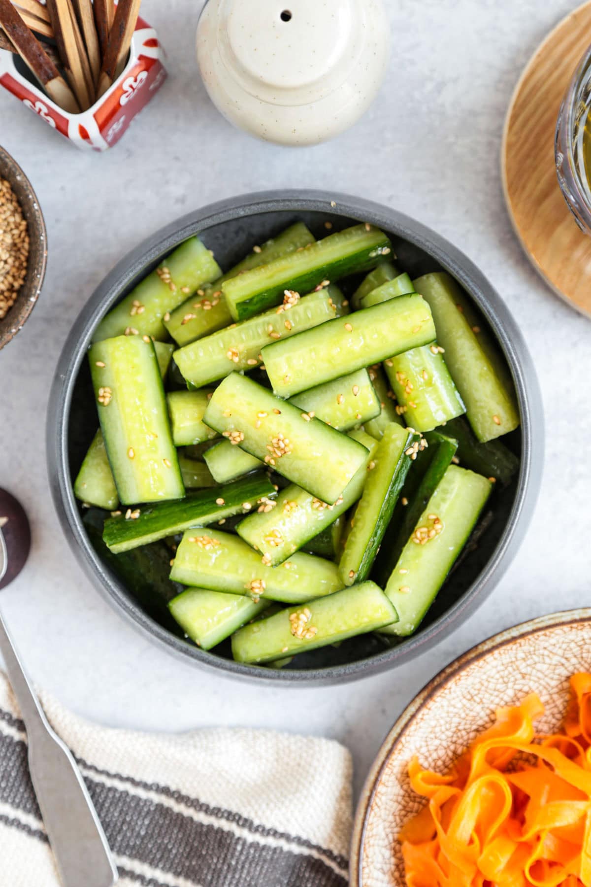 Sesame Cucumber Salad