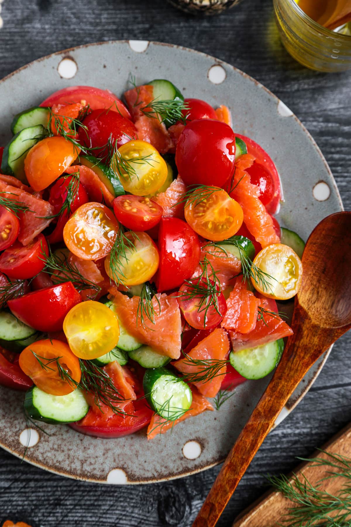 Tomato and Smoked Salmon Salad