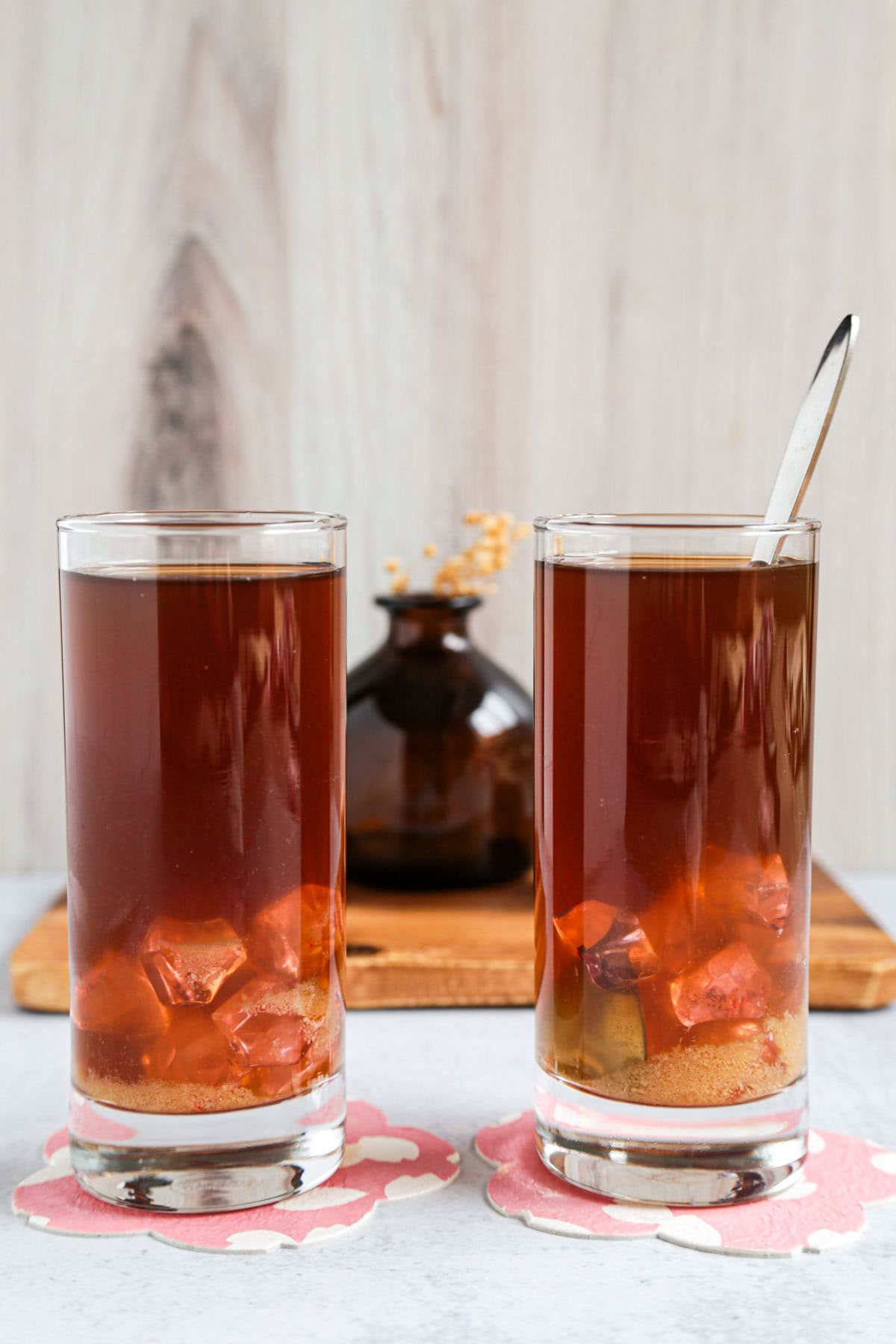 Ginger vinegar iced tea