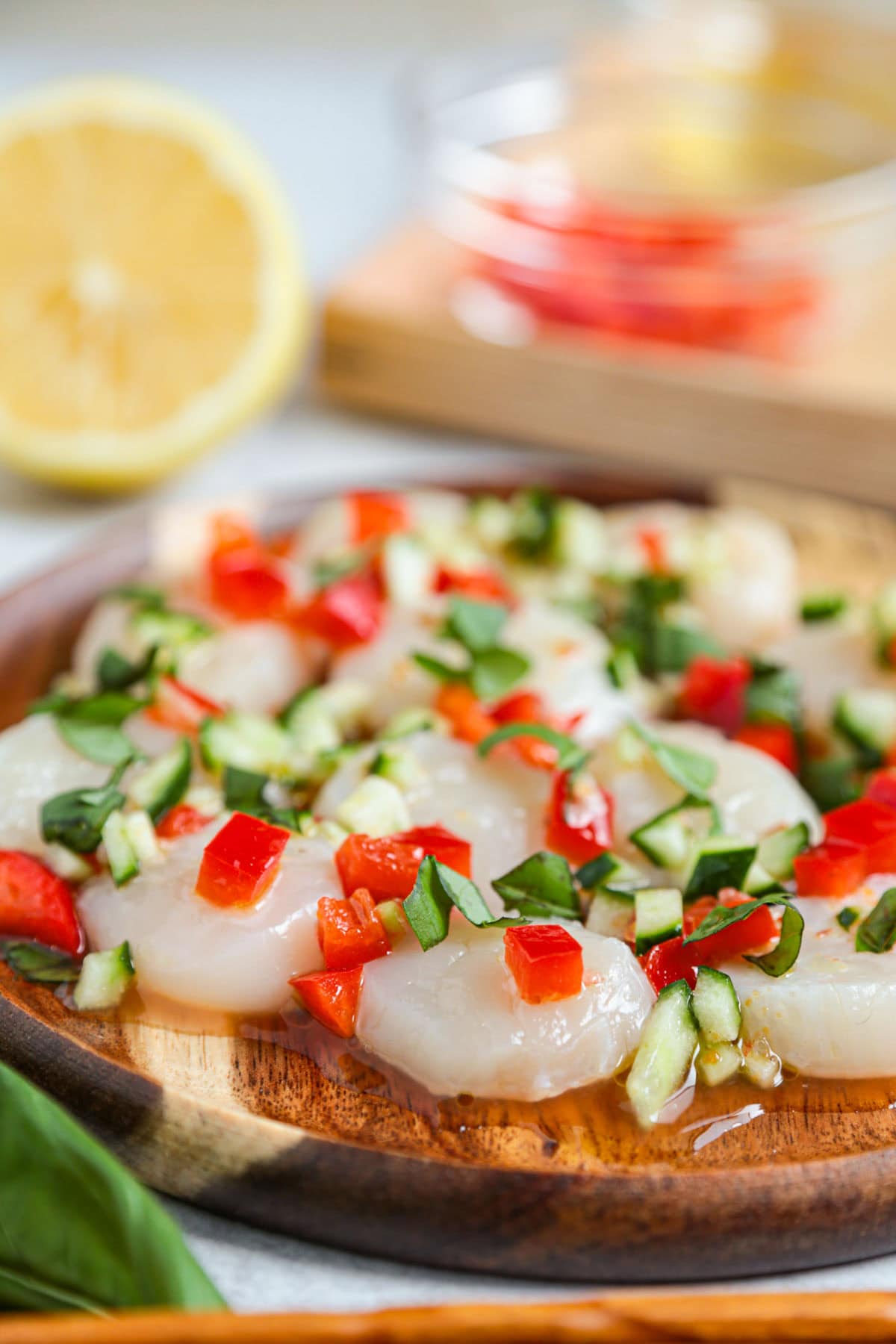 scallop crudo