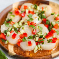 scallop crudo