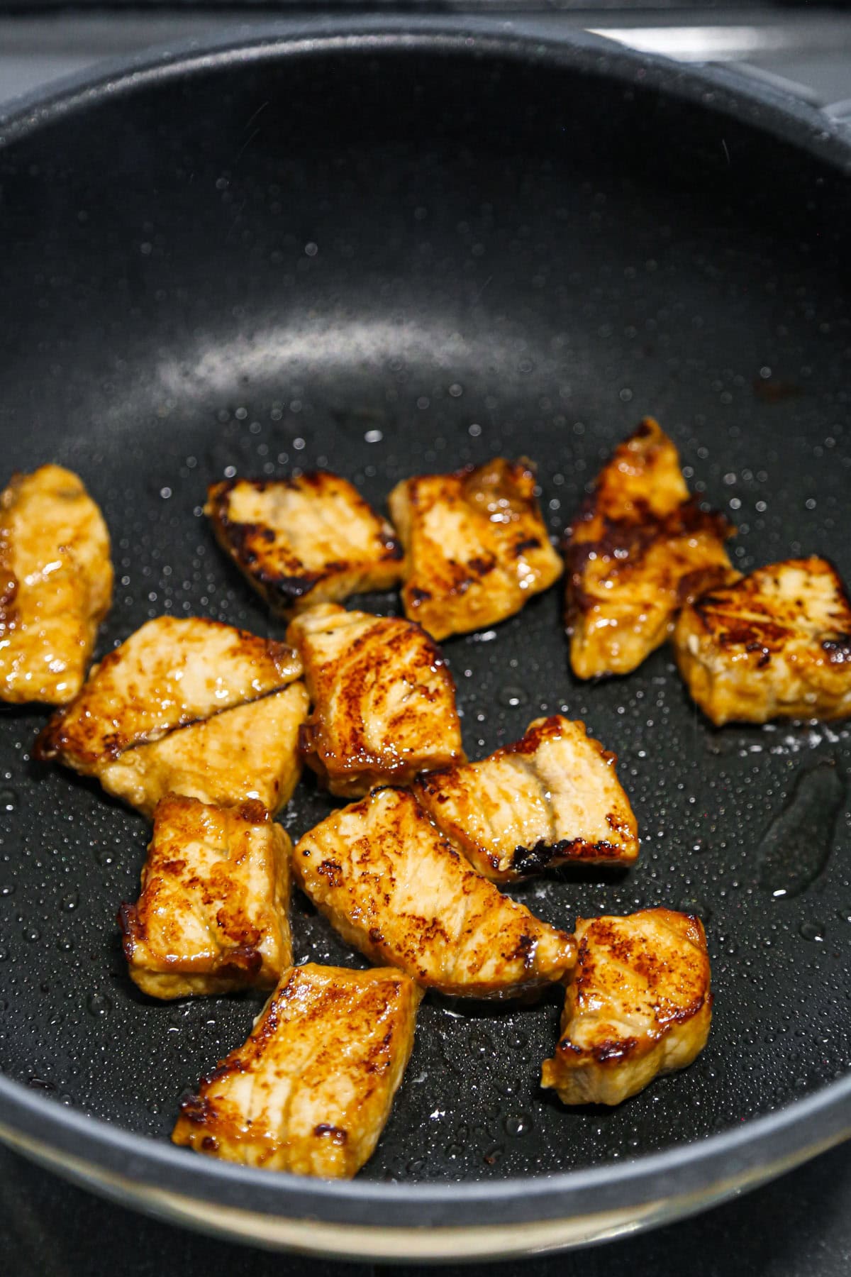 Black vinegar fish stir fry