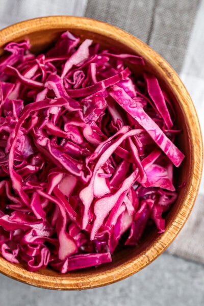 Pickled red cabbage