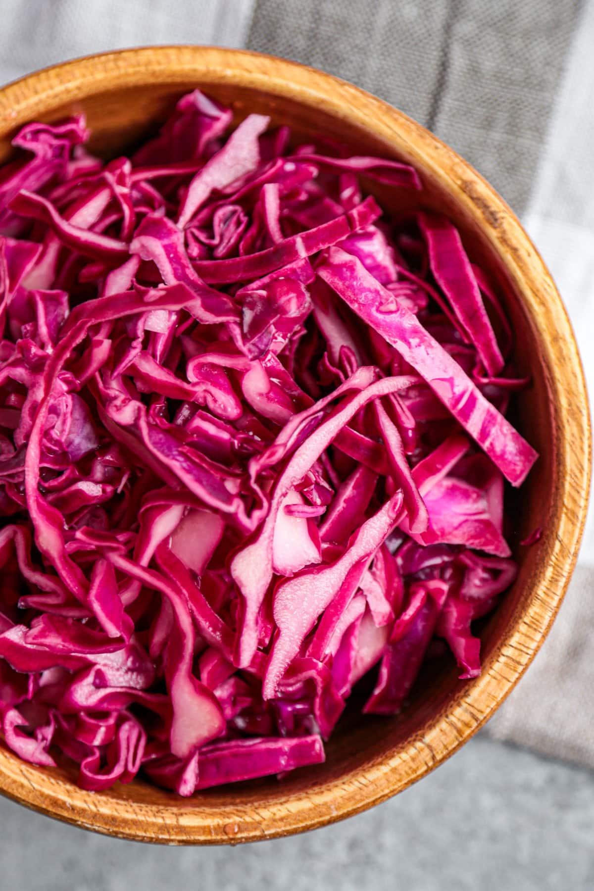 Pickled red cabbage