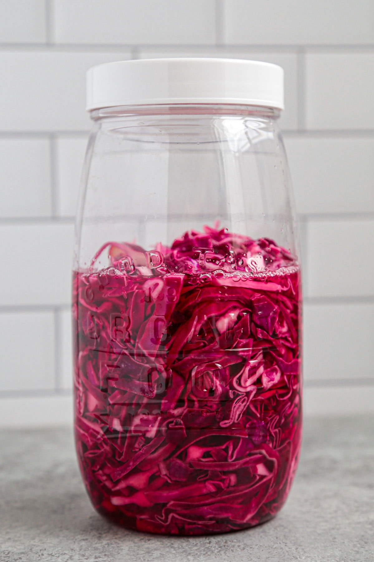 Pickled red cabbage
