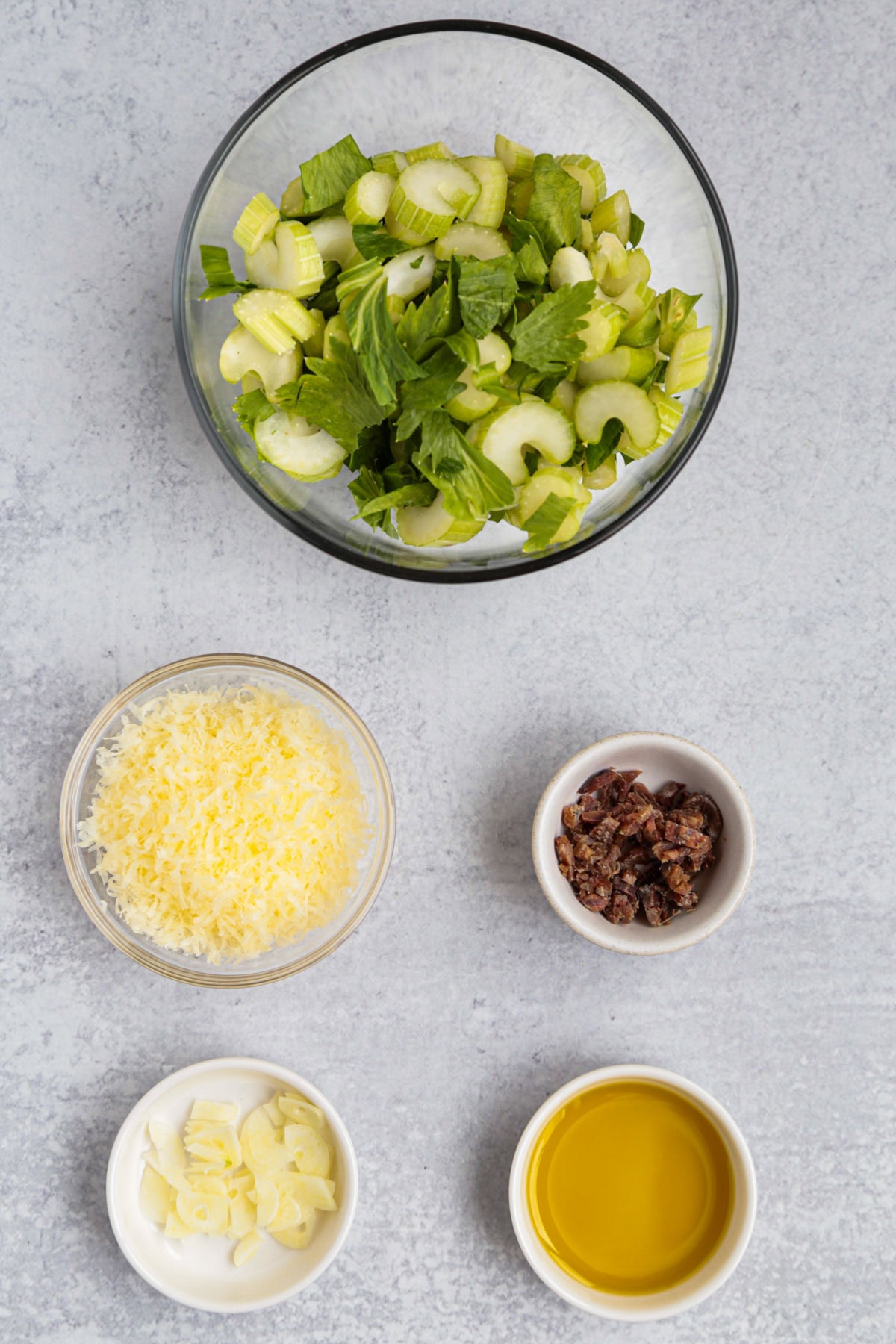 ingredients for celery salad