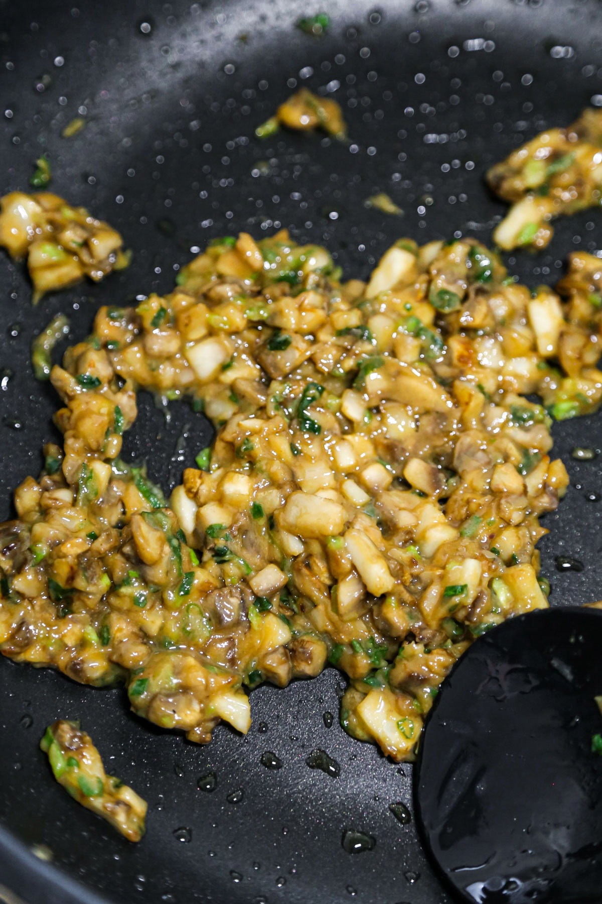 mushrooms with miso paste