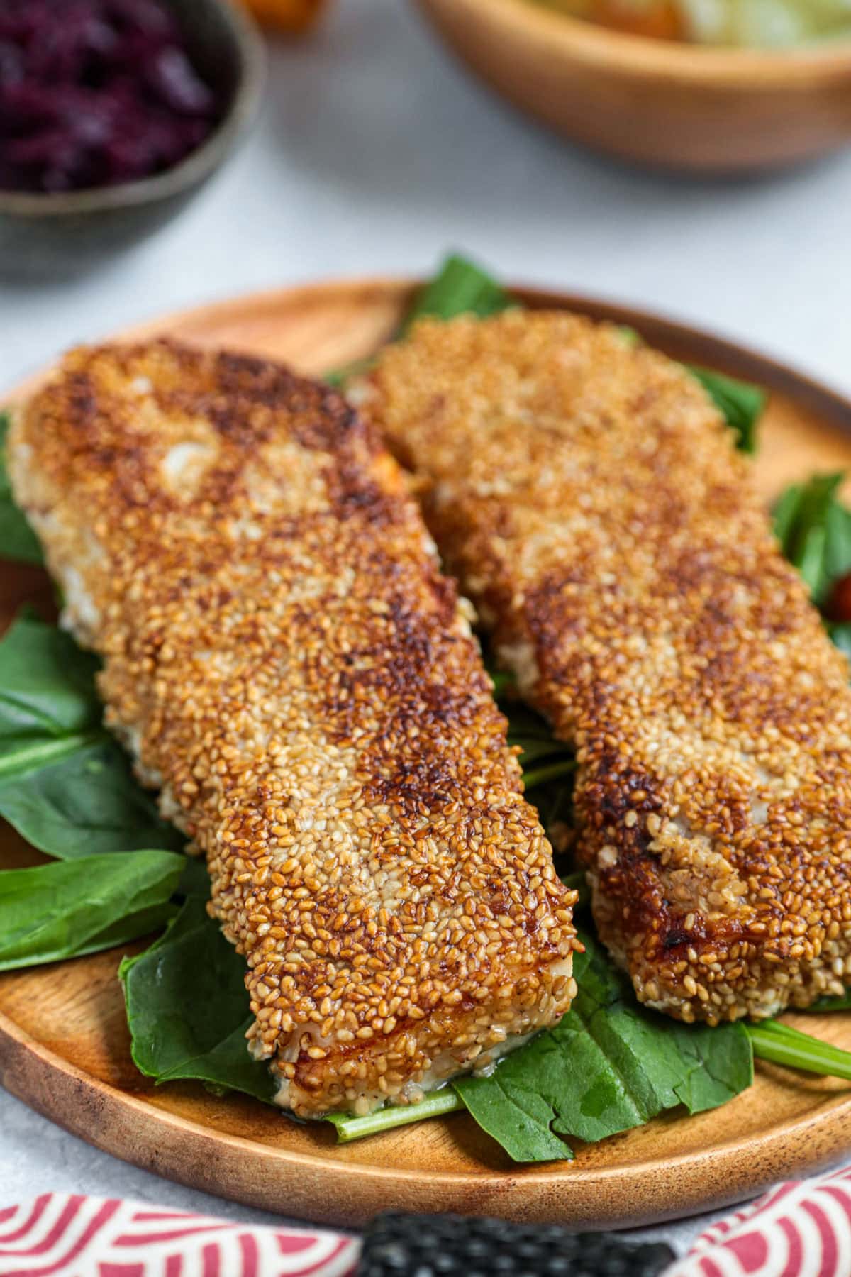 Sesame Crusted Fish | Pickled Plum Sesame Crusted Fish | Pickled Plum
