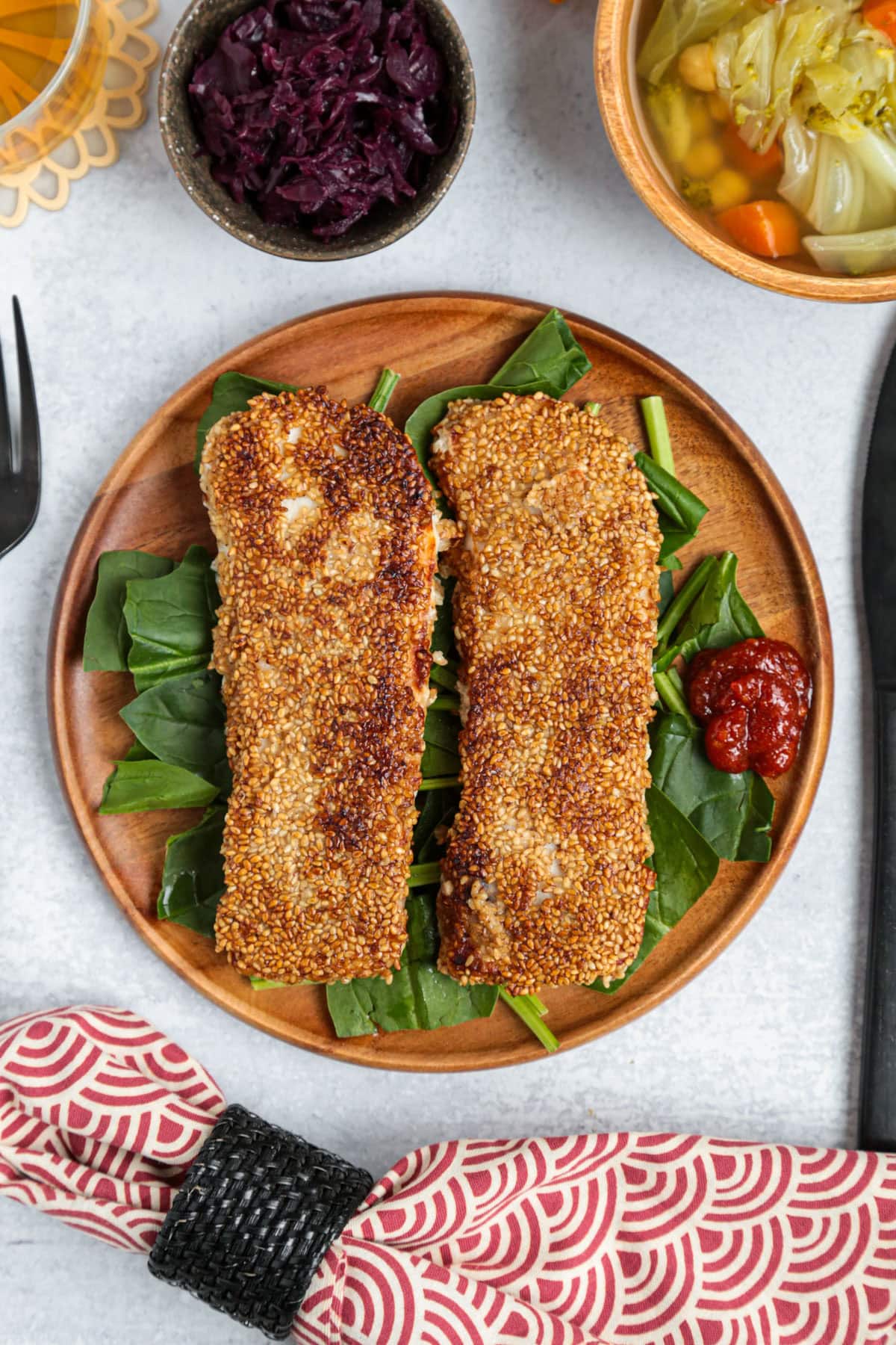 Sesame Crusted Fish