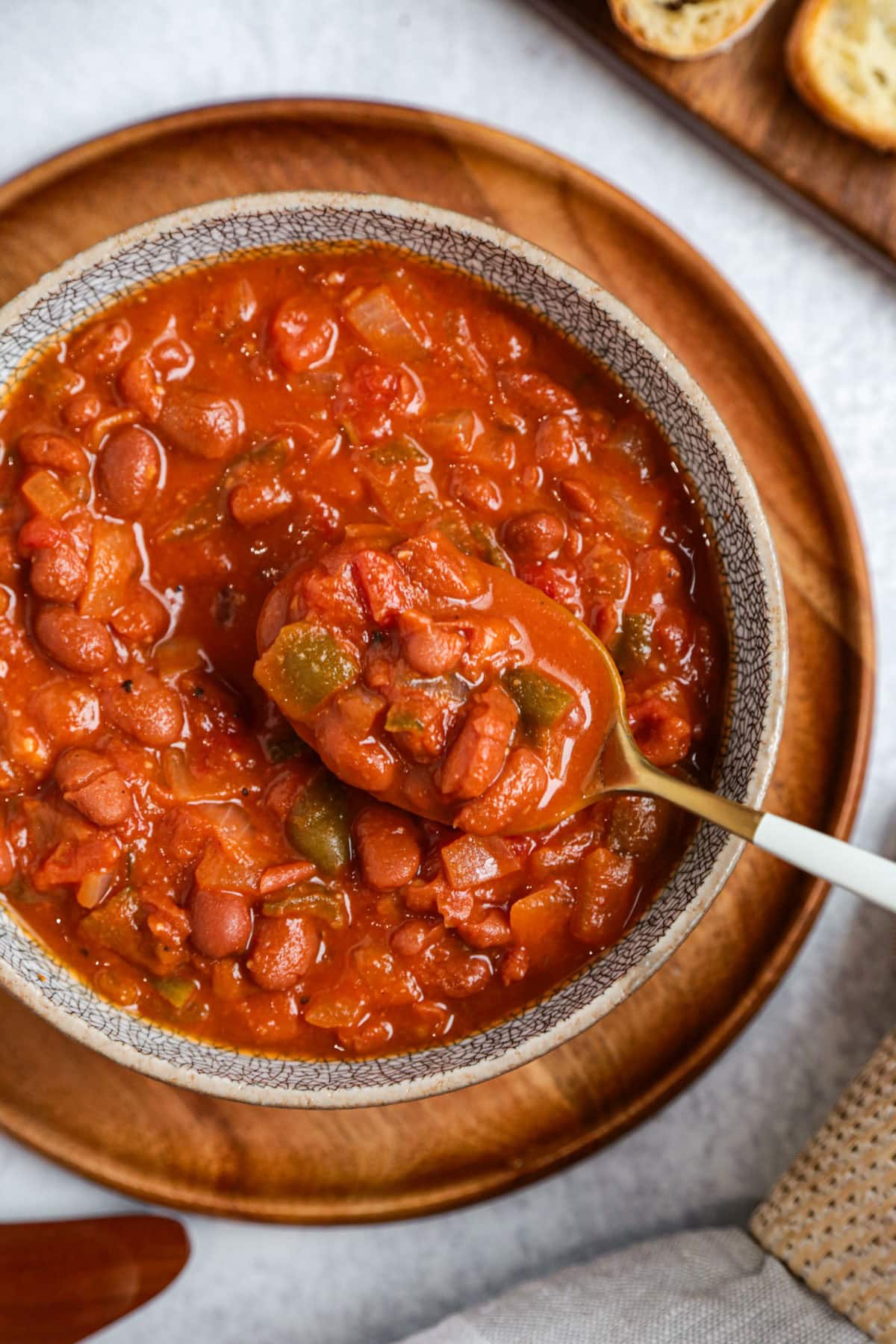 Hearty pinto bean stew