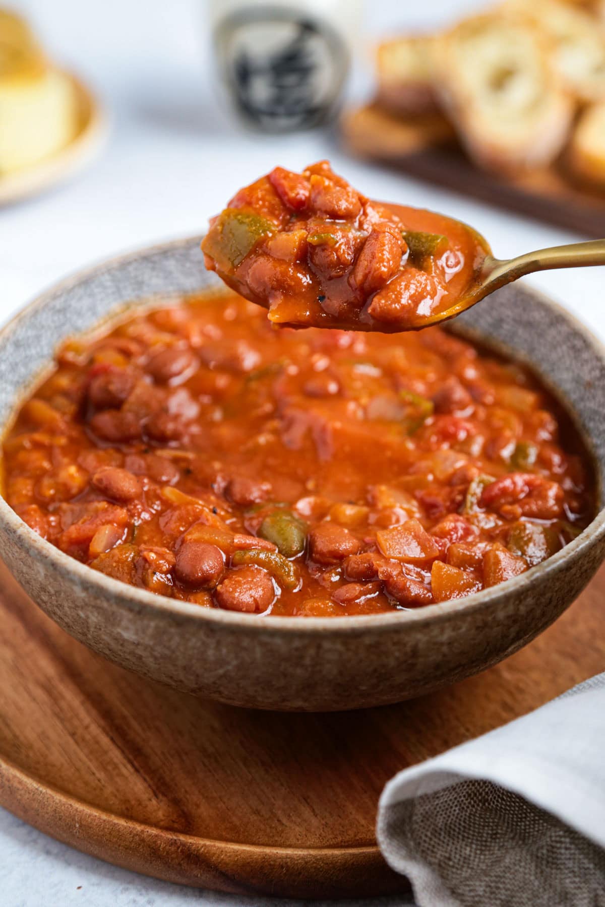 Hearty pinto bean stew