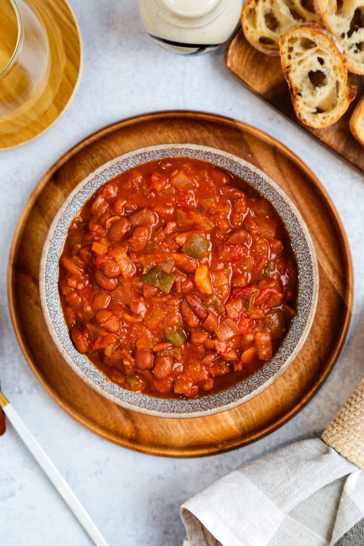Hearty pinto bean stew