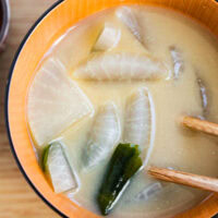 Daikon miso soup