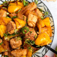 Fish pineapple stir fry