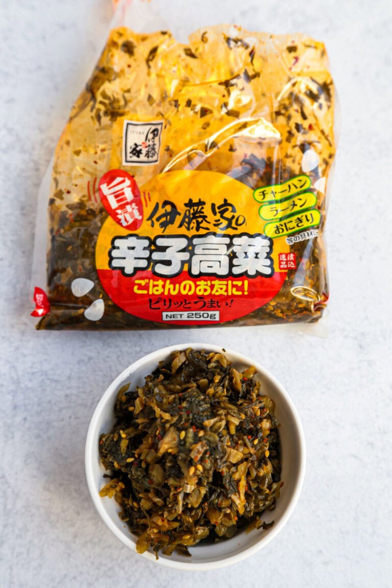 Takana Ras Takana Chahan (Japanese Mustard Green Fried Rice)