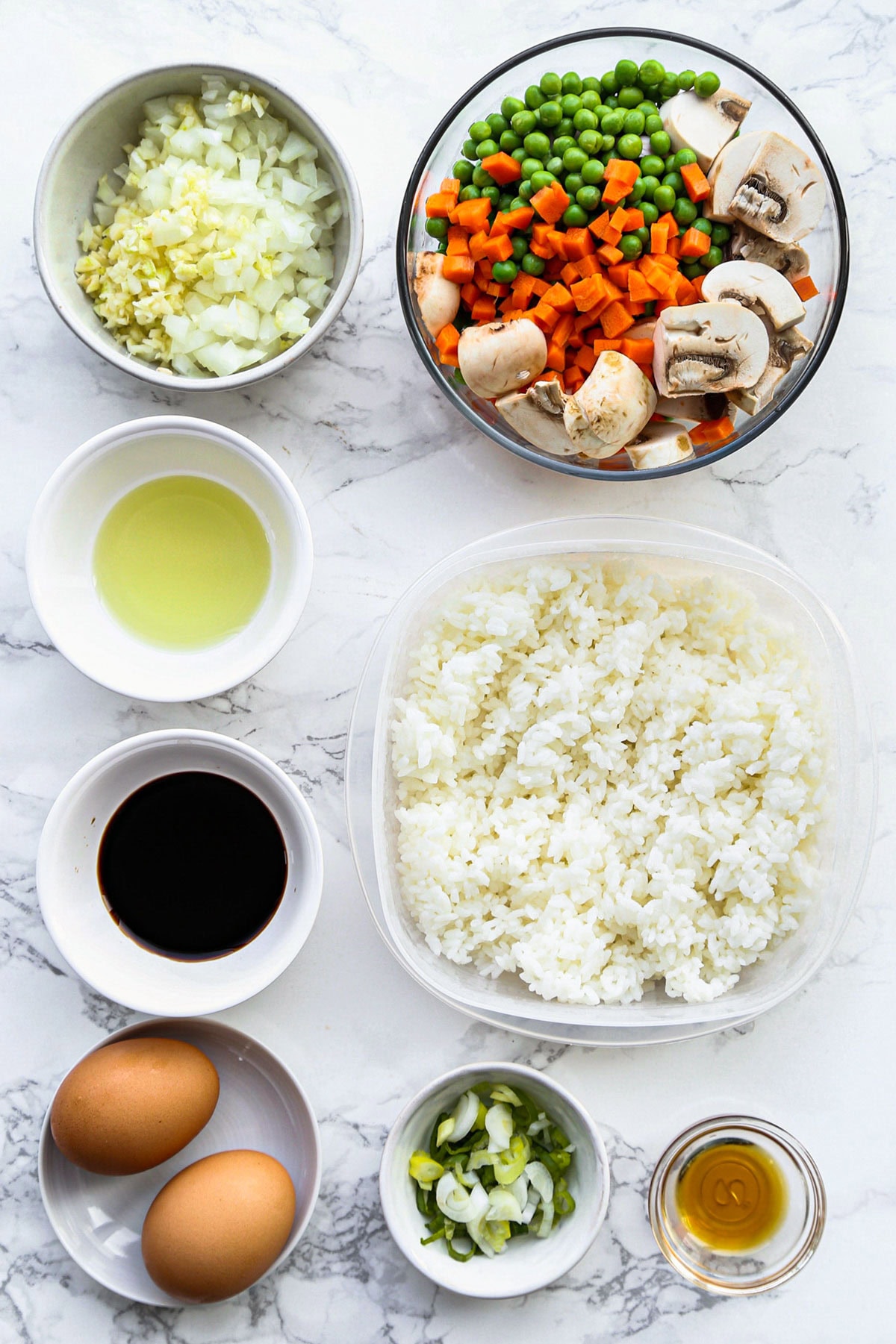 fried rice ingredients