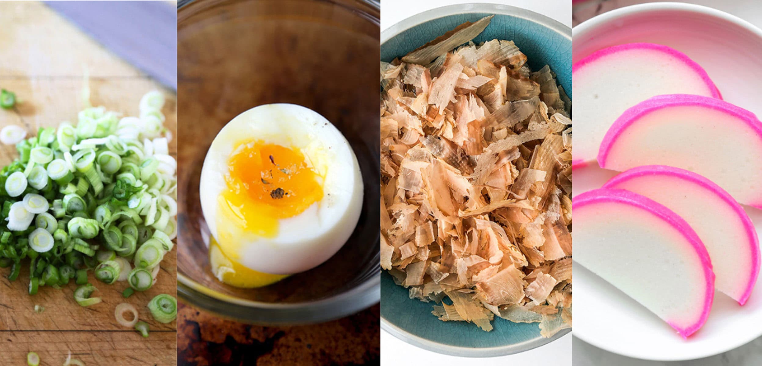 Japanese Toppings for noodles