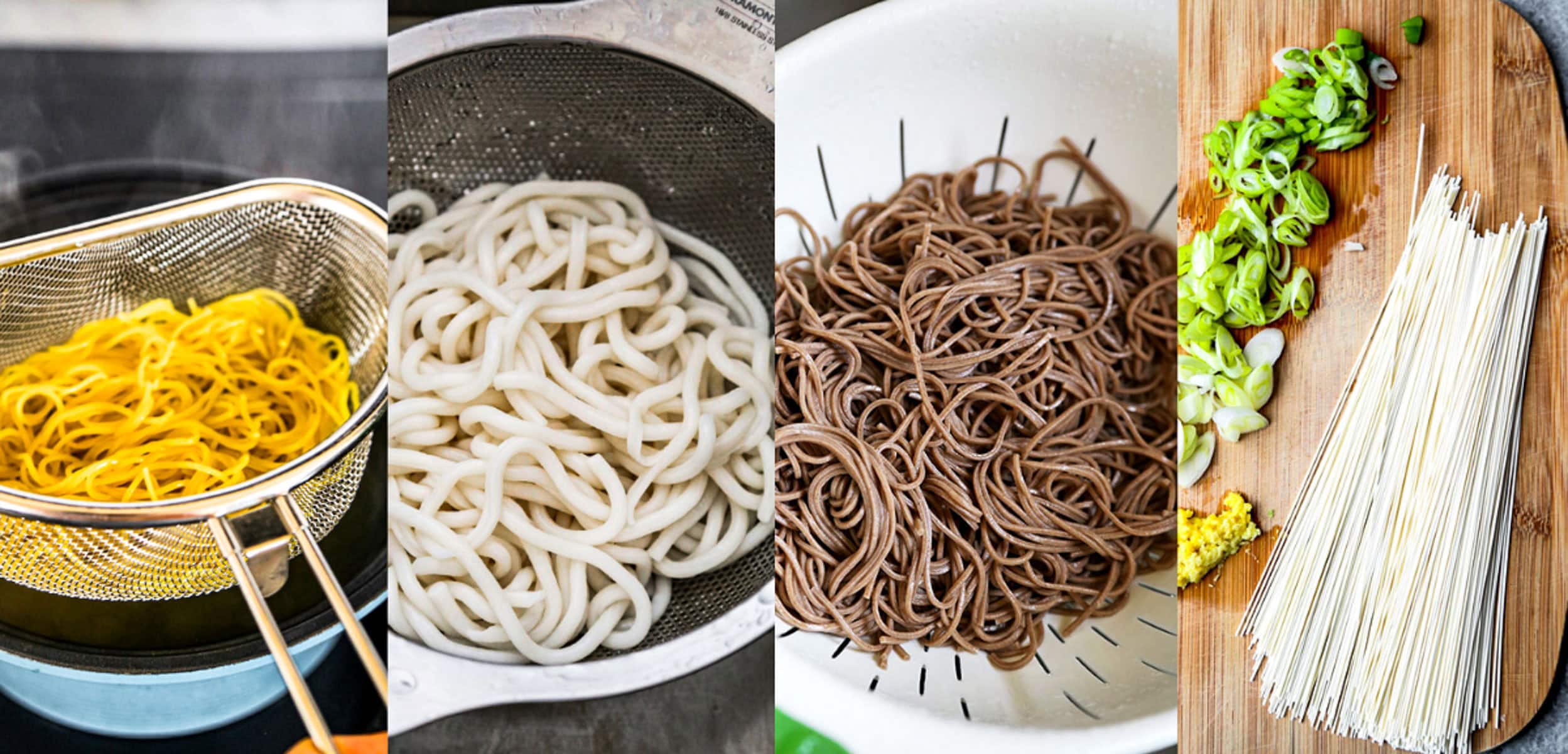 Types of Japanese noodles