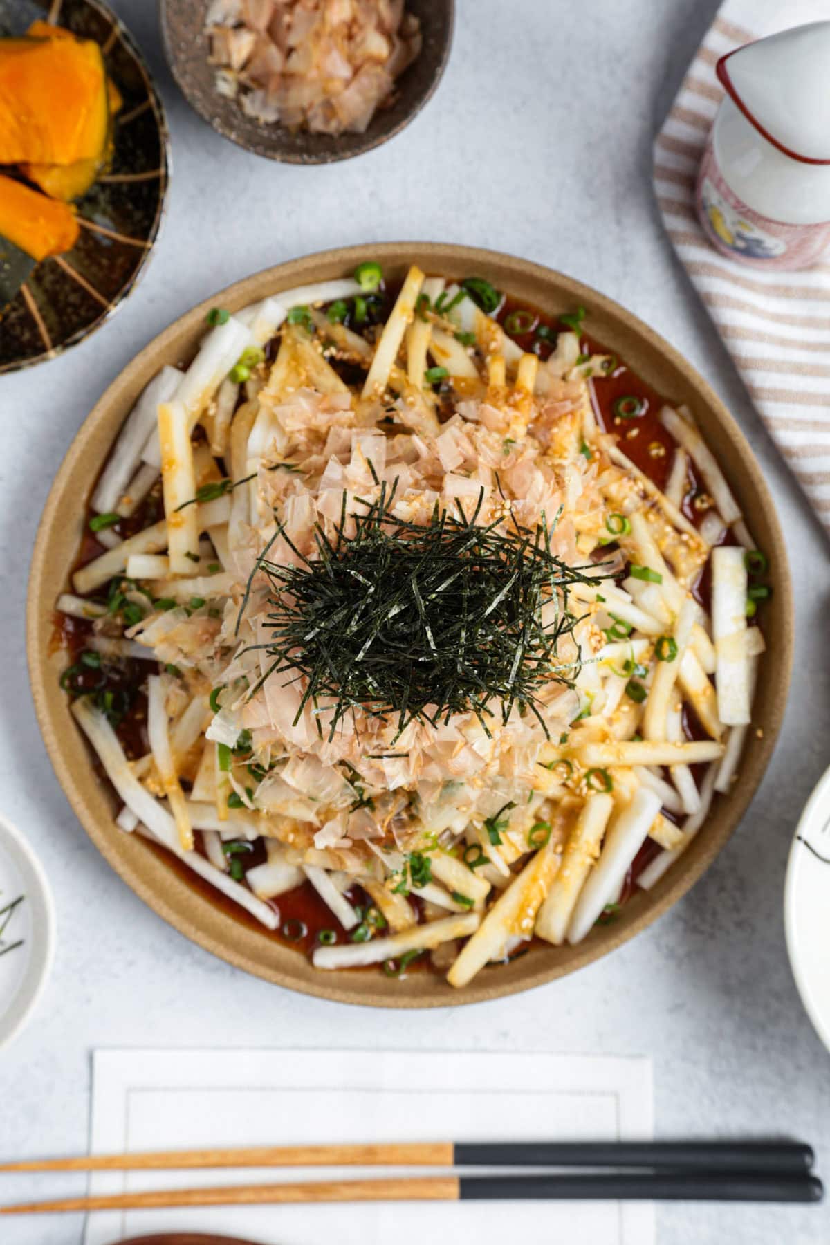 Japanese daikon salad