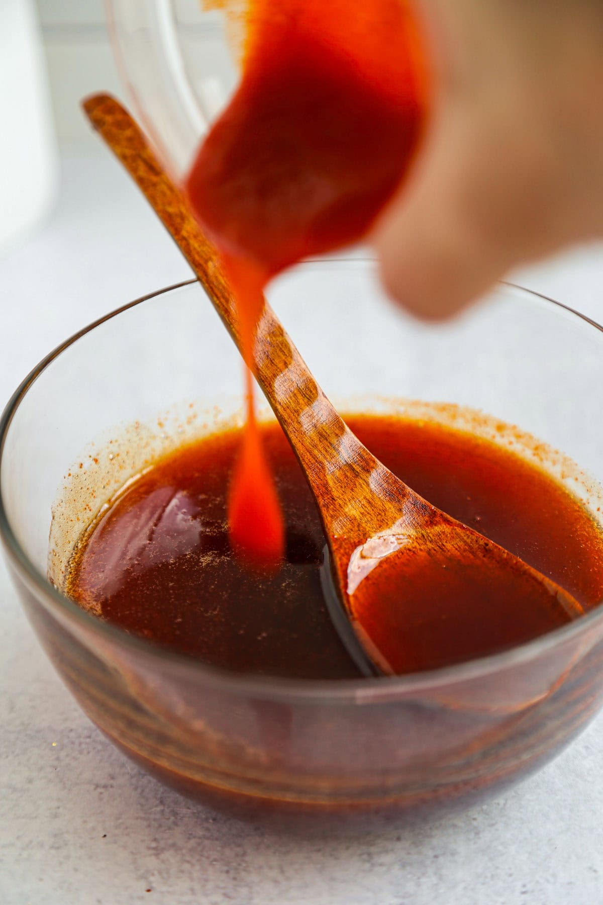 honey, gochujang, sriracha sauce