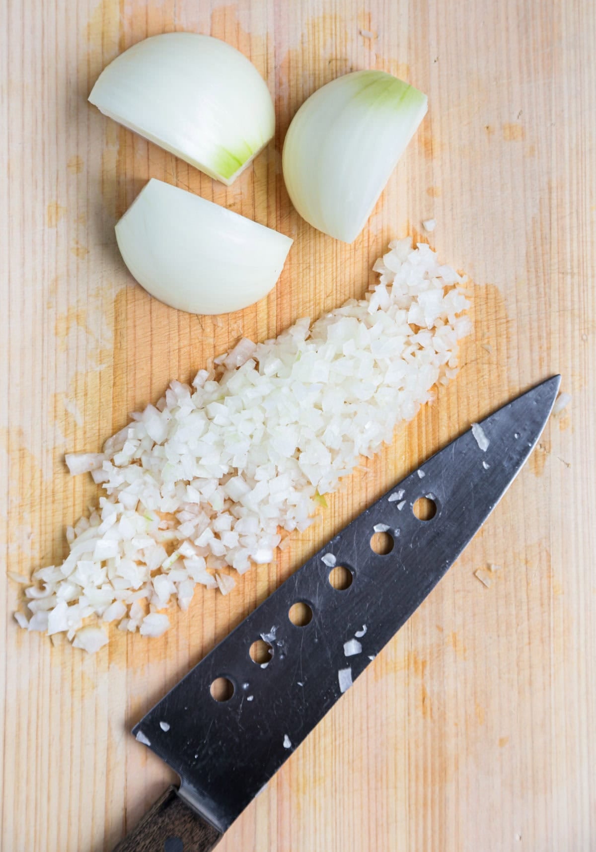 chopped onions
